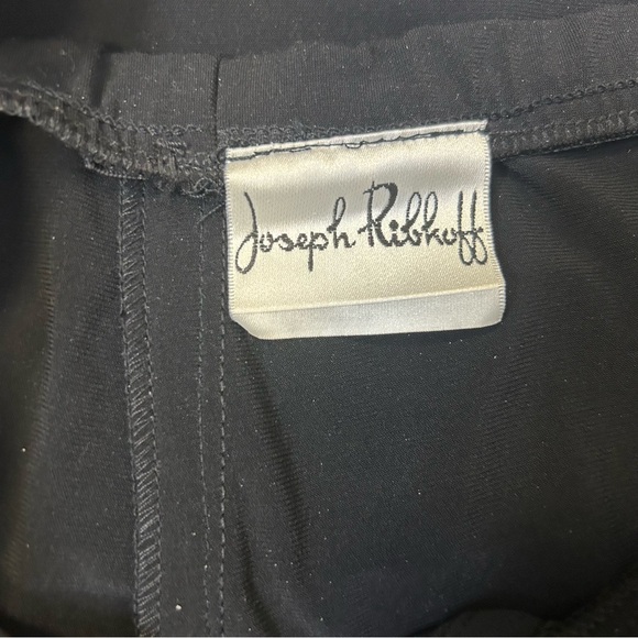 ◾️Joseph Ribkoff Wide Leg Stretch Pant With Belt Accent - Picture 3 of 9